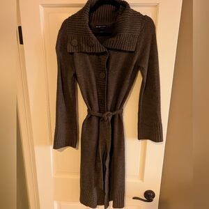 New York & Company Chocolate Cardigan Sweater